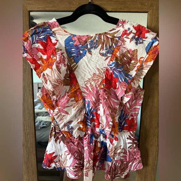 THML Ruffled Blouse Cap Sleeve - Picture 3 of 3